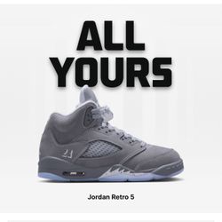 Jordan 5 Retro Wolf Grey