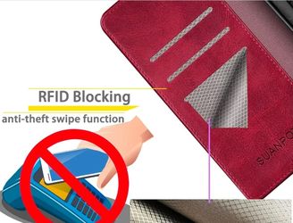 SUANPOT for Samsung Galaxy A35 5G Wallet case with RFID Blocking Credit Card....