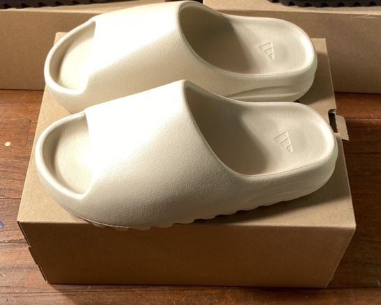 adidas gazelle silver green womens Adidas Yeezy Slide Bone 2022 Restock main image 1