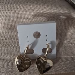 Aretes de oro laminado