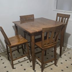 Wood Table And Chairs