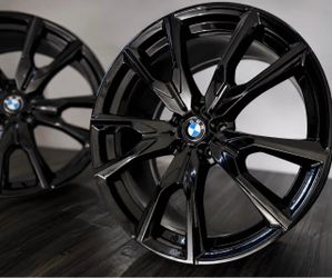 22” BMW X7 M50i 755M G07 Wheels/Rims Black Factory OEM 🔥