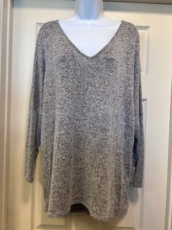 Obsession • V-neck Long Sleeve Knit Sweater