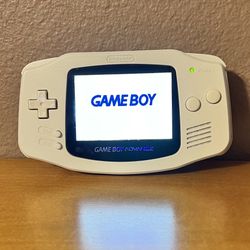 Gameboy Advance with 10 brightness settings, USB-C charging, and updated L/R buttons