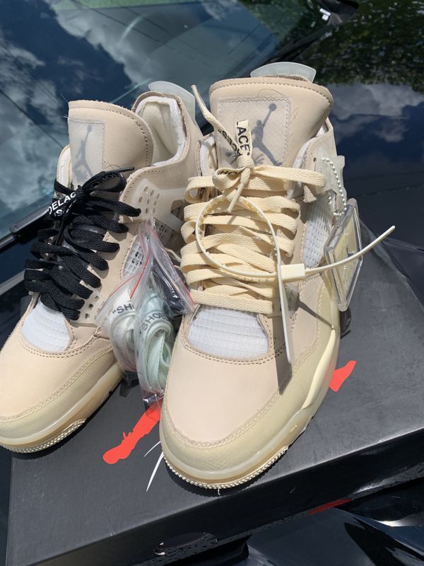 Off white jordan 4s sizes 7-13 for Sale in Charleston, SC - OfferUp