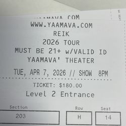 Reik Concert