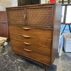 Mid century Modern  Dresser/Bar/  Armoire Vintage 