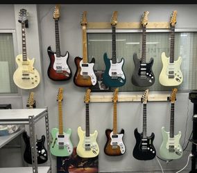 Telecaster And Stratocaster By Gearit With Factory Splitter And Gig Bag … $59.00 !! 