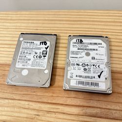 2TB (1TBx2) 2.5” Hard Drives