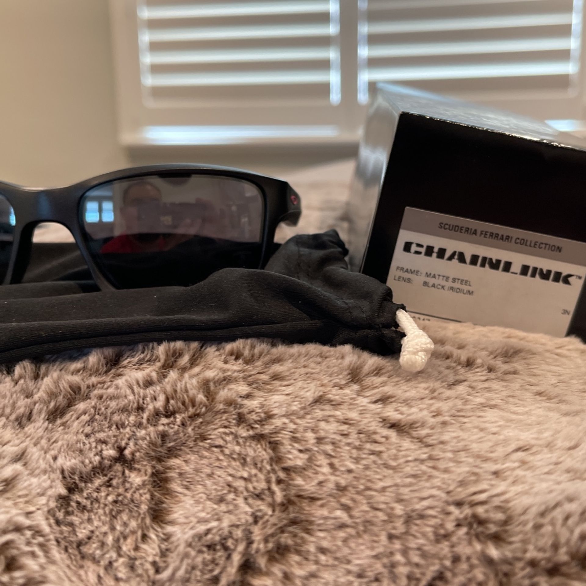 Oakley Scuderia Ferrari Collection Chainlink Matte Steel With Black Iridium