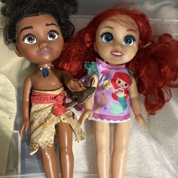 Moana + Ariel Dolls