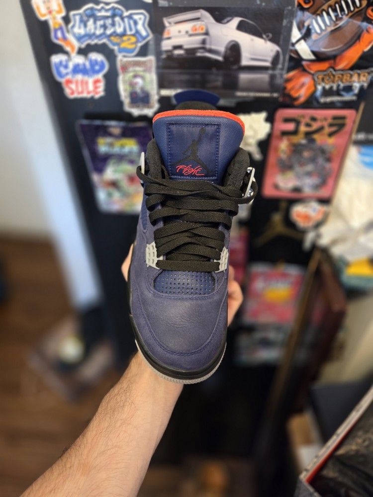 Jordan 4s Midnight Purple