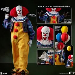 Sideshow Collectibles Pennywise Stephen King's IT (1990) 1/6 Figure