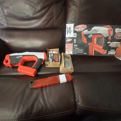 Nerf Pro SENDER Blaster Gun - Shoots Up To 150 FPS! x30 Half Length Darts