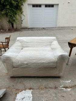 Vintage Oversized Armchair / Chair-and-a-Half