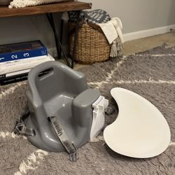 Upseat Ergonomic Baby Floor & Booster Seat with Tray