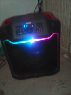 Portable Bluetooth Party Speaker with RGB Lights