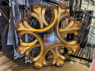 HARRISON & GIL Dauphine Grand Gilt Cathedral Wall Mirror
