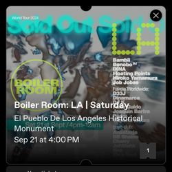 BOILER ROOM SATURDAY 