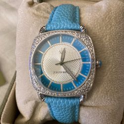 Judith Ripka, turquoise & silver watch new