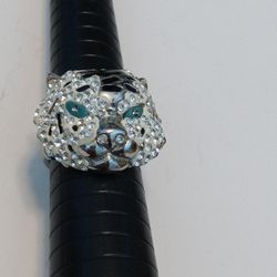 Tiger Heat Stainless Steel Ring Size 9