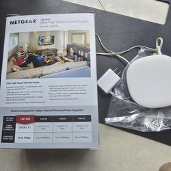 Netgear Ultra Hight Speed Modem and Samsung Smarthings  Router hub