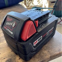 Milwaukee M18 Red Lithium XC 4.0 Rechargeable Power Tool Battery