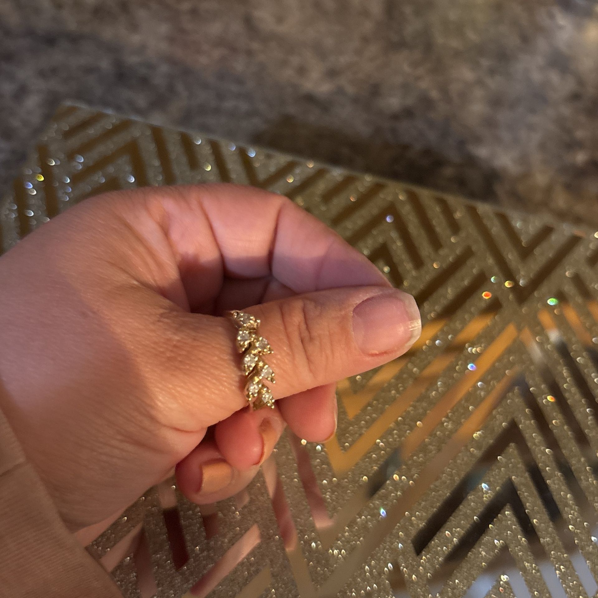 14k Gold With Diamonds