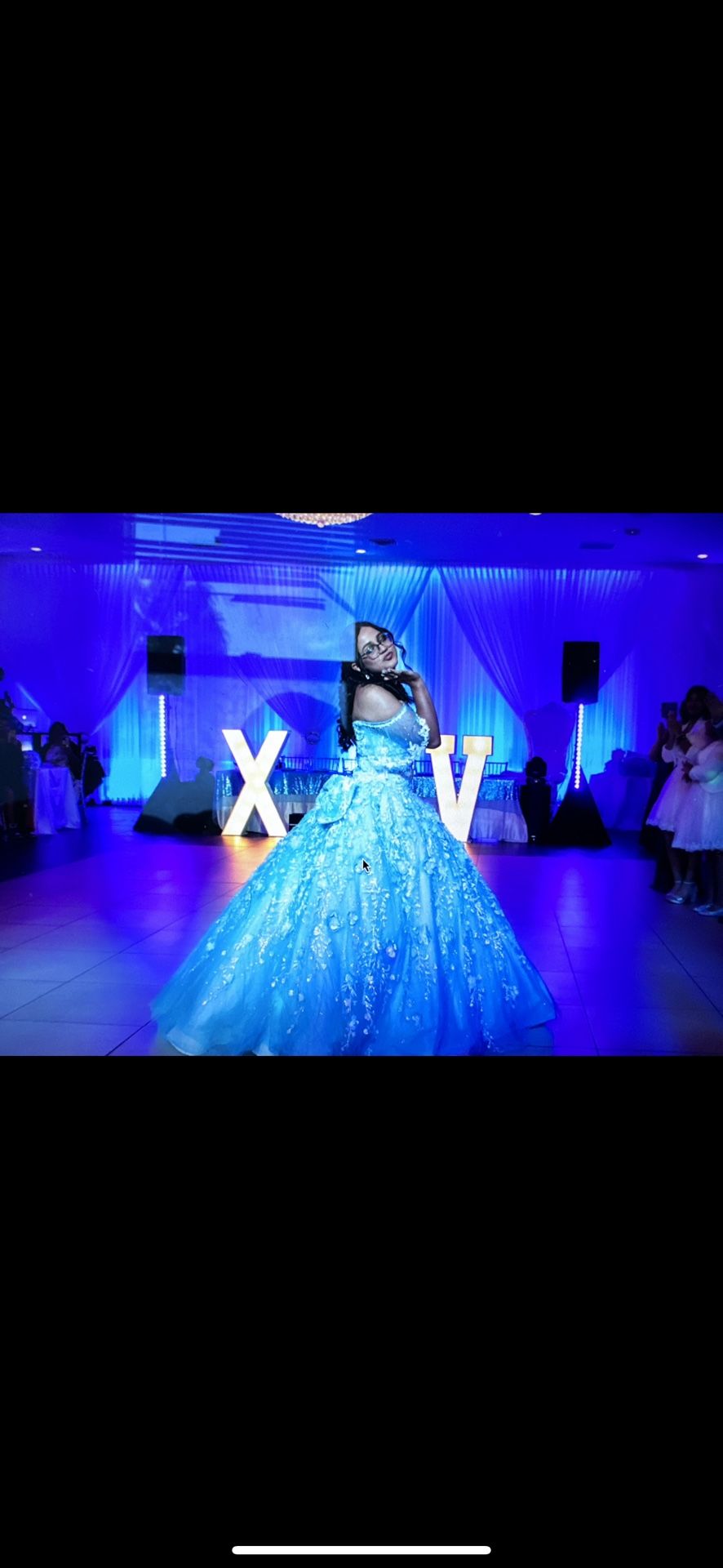 Blue Quinceañera Dress