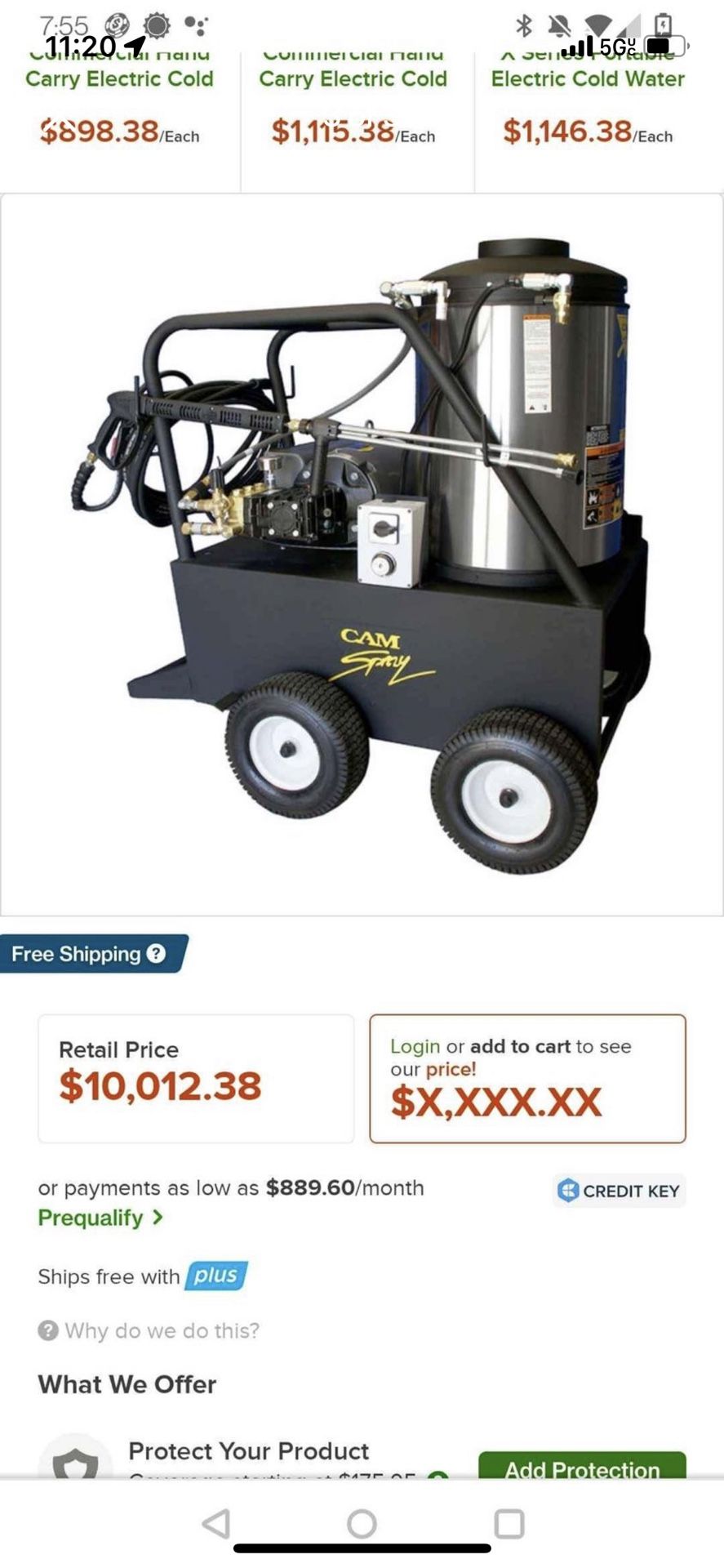 Cam Pressure Washer