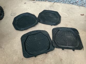 Four black rubber for a small car (all for $20)