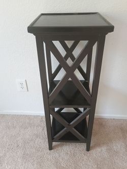 Black table