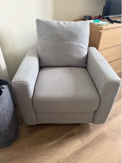 Gray Swivel Glider Chair — Nursery Glider (MDB Family) - Rocking Chair