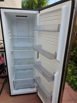 galanze single door 12 cu ft fridge