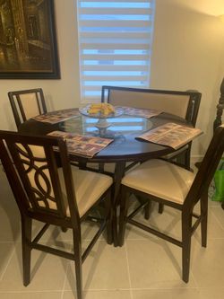 Table and chairs