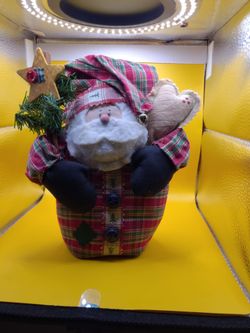 Fabric Santa Claus Christmas Decoration