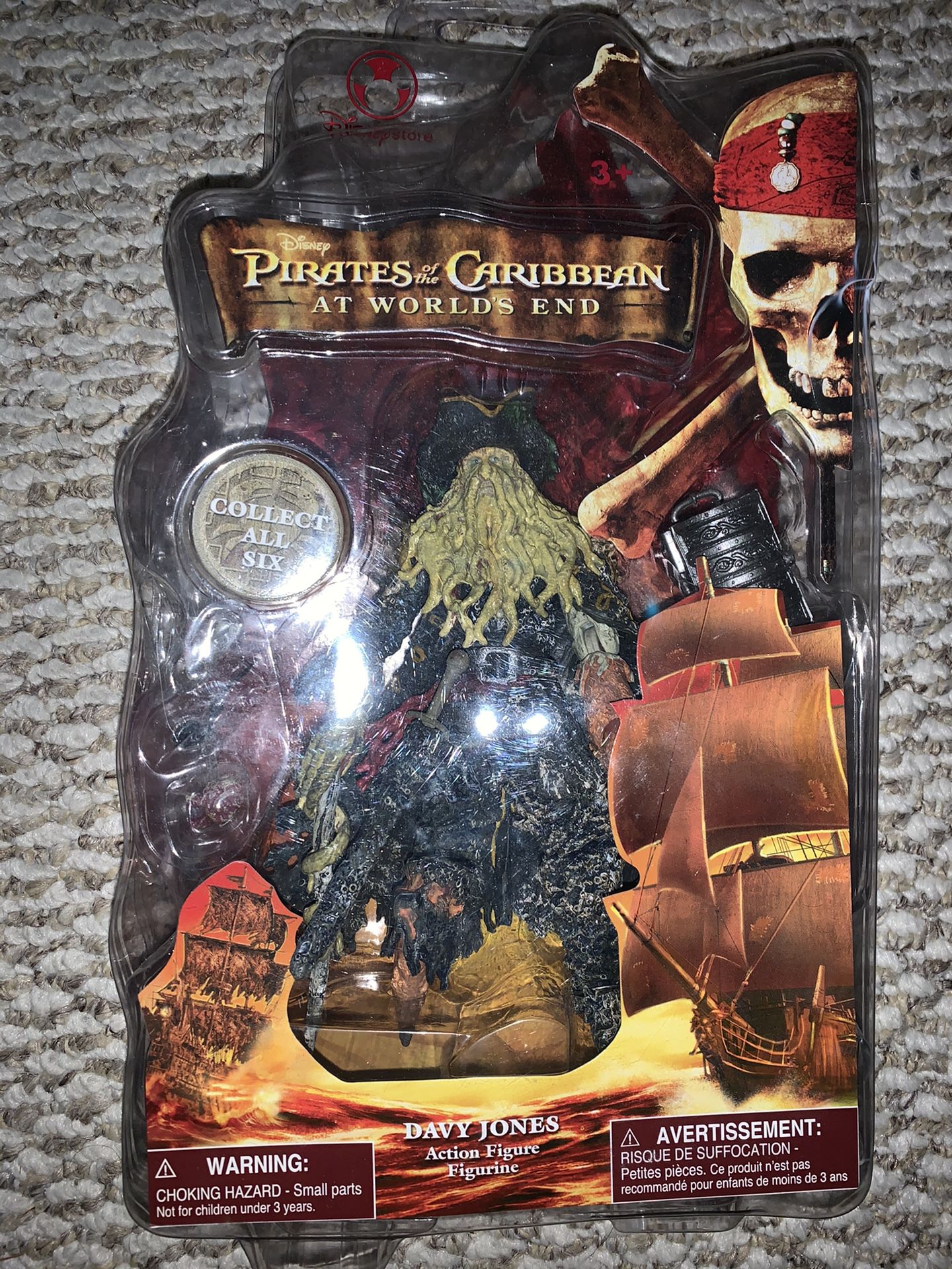 Pirates of the Caribbean: At worlds end; Davy Jones action figure, Disney