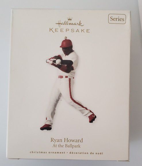 Ryan Howard Philadelphia Phillies Hallmark Ornament 