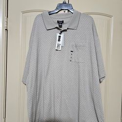 Men's Big And Tall Casual Polo Shirt 
