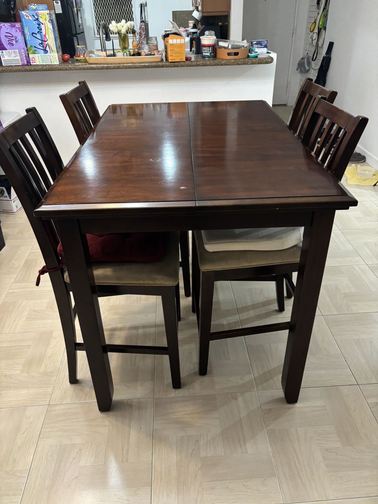 High Wooden dining Table