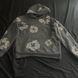 GRAY SMALL DENIM TEARS HOODIE