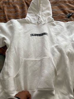 White Supreme hoodie
