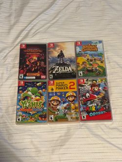 Nintendo Switch Games and Controllers