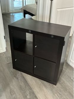 IKEA Kallax 4-Cube Storage Unit with Doors