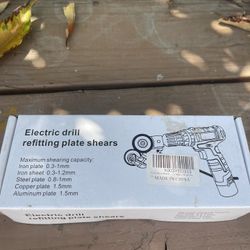 Electric Drill Refitting Plate Shears