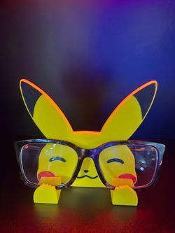 Pikachu themed glasses holder