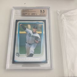 2011 Bowman Draft JOSE FERNANDEZ rookie RC BGS 9.5