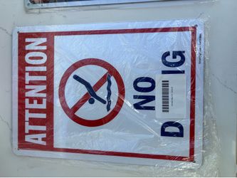 Pool signs