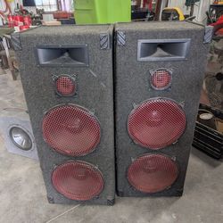 Two ProAudio DJ Cabinets From Early 2000s