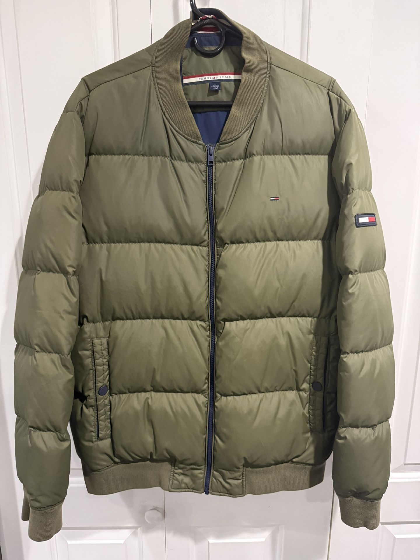 Tommy Hilfiger Men’s Puffer Coat Green  XXL